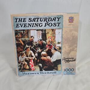 MasterPieces Saturday Evening Post Homecoming Marine Norman Rockwell 1000 Piece